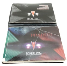 2000 Pontiac Bonneville Factory Original Glovebox Owners Manual Book Portfolio