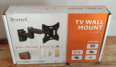 Allcam 23-42 Zoll LCD Dual Wall Mount Tilt, Wandhalterung 100x100 - Schwarz