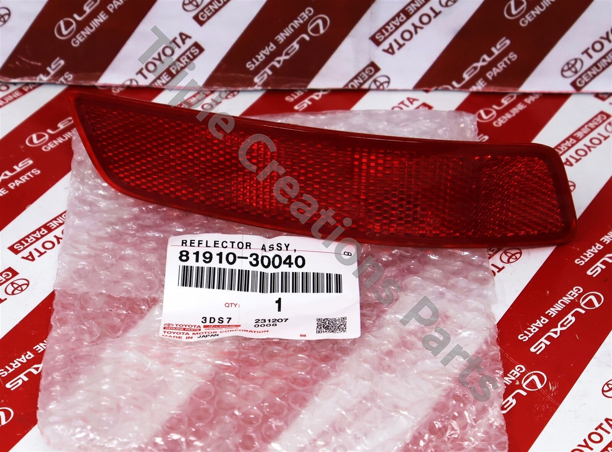 Toyota Genuine 81910-30040 Reflector Assy Reflex RH 8191030040 OEM