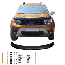 Protezione cofano compatibile con DACIA Duster serie 2 dal 2018 nero lucido