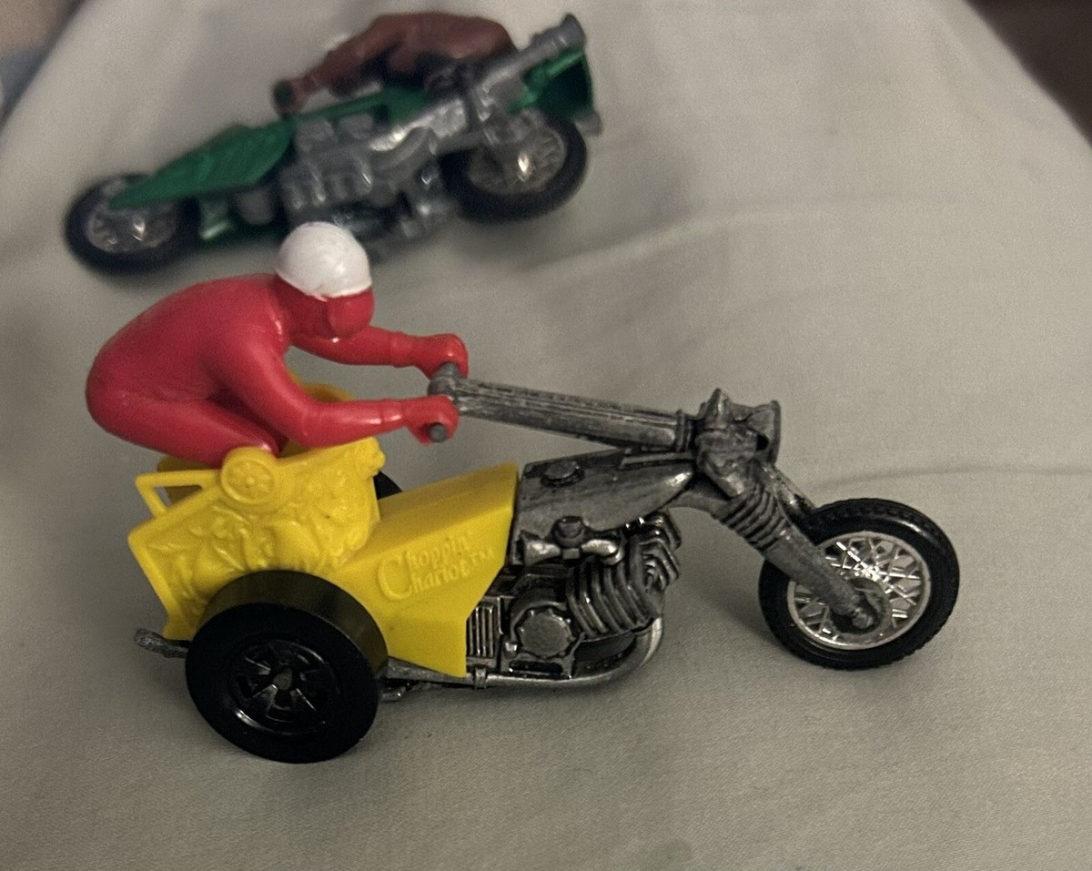 Hot Wheels Hot Wheels RRRumblers MOTOR⑦ 1970s Hot Wheels Mattel RRRumblers Red Torque Chop w/ Rider