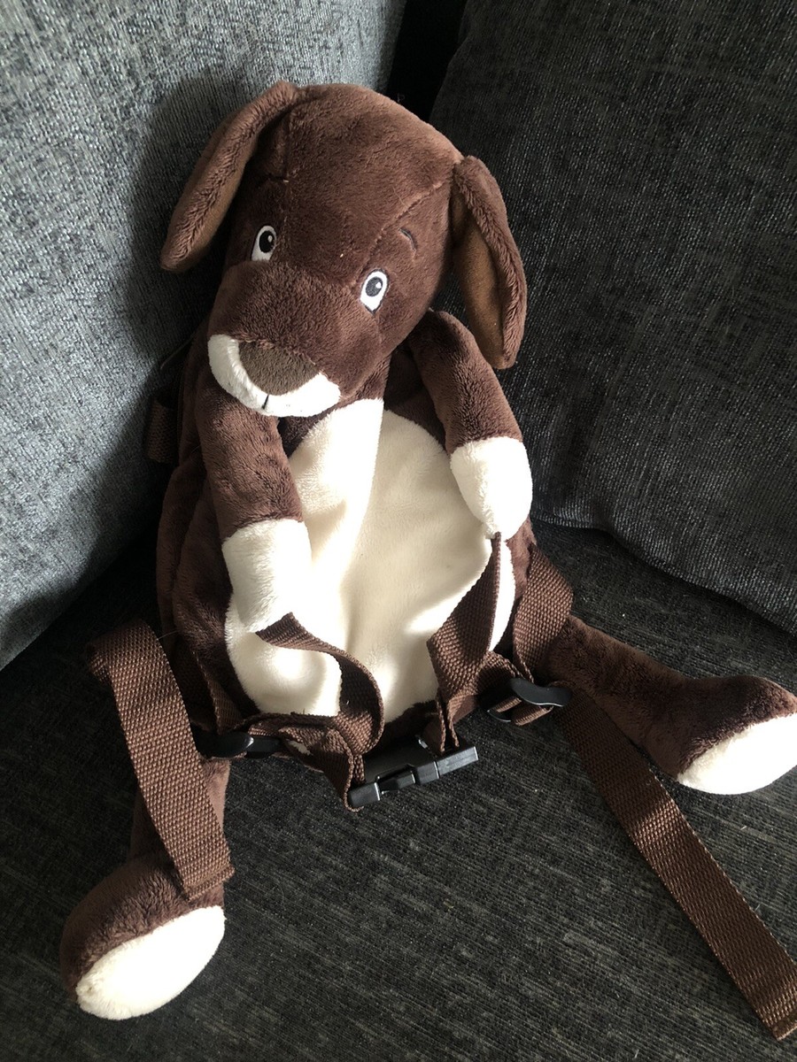 BOBO BUDDIES Dog BACKPACK COSY CUDDLY SOFT TOY Backpack Wrist Reign