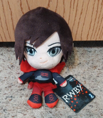 RWBY Ruby Rose Plush Figure Collectible Toy Rooster Teeth 2016 w/Tags