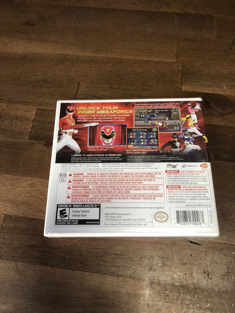 Power Rangers Super MegaForce (Nintendo 3DS) NEW SEALED!!! | eBay