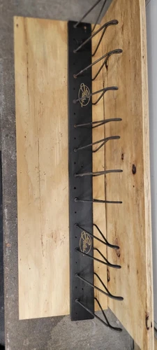 Vintage Gates FAN BELT Display RACK Wood w/ metal hooks Garage Sign Gas Station