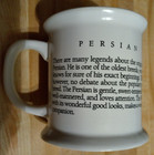Vintage Persian Cat Ceramic Mug "Legends and Origins" of the Breed 16 Oz — photo 2