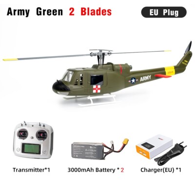 FlyWing UH1 V4 RC Hubschrauber  M10 GPS ACE Flugregler Höhenhaltung EU plug