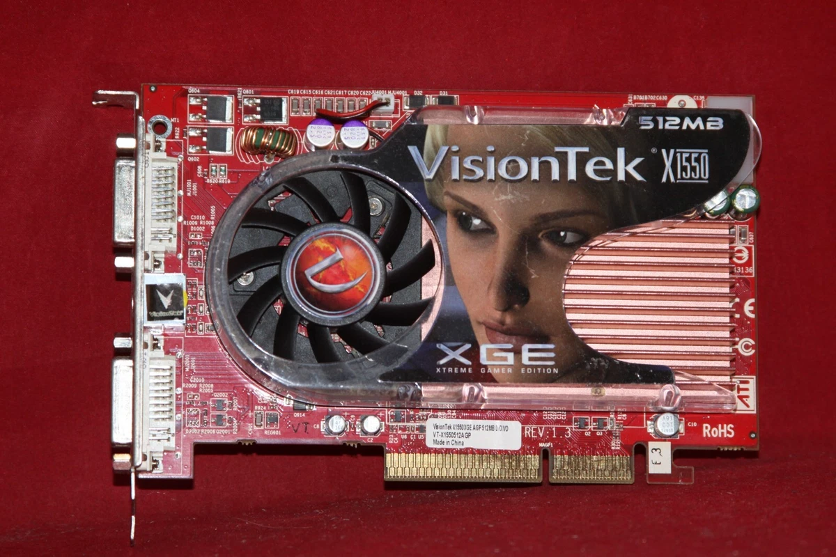 Visiontek ATI Radeon X1550 XGE Xtreme Gamer Edition 512MB AGP