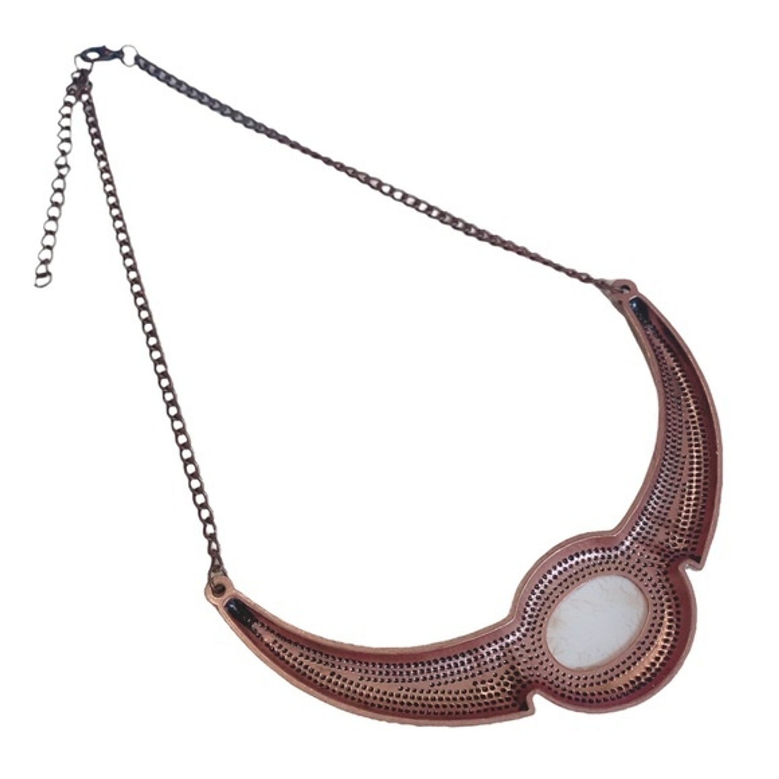 Coppertone Adjustable Statement Necklace - image 3