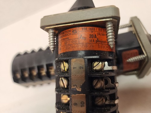 Starkstrom Gummersbach VDE 0660 Cam operated Switch 20A 500V Free Shipping - Picture 5 of 11
