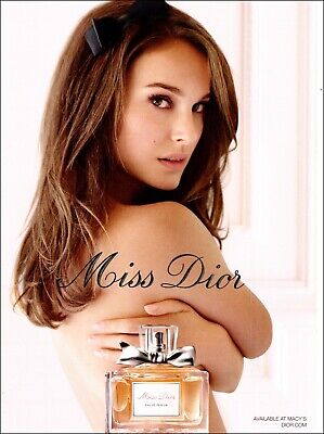 Modern magazine fragrance AD NATALIE PORTMAN Miss Dior Perfume 061822 