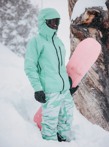 BURTON AK GORE-TEX CYCLIC 2L SNOWBOARD JACKET - POWDER MINT - 2025 - Picture 3 of 10