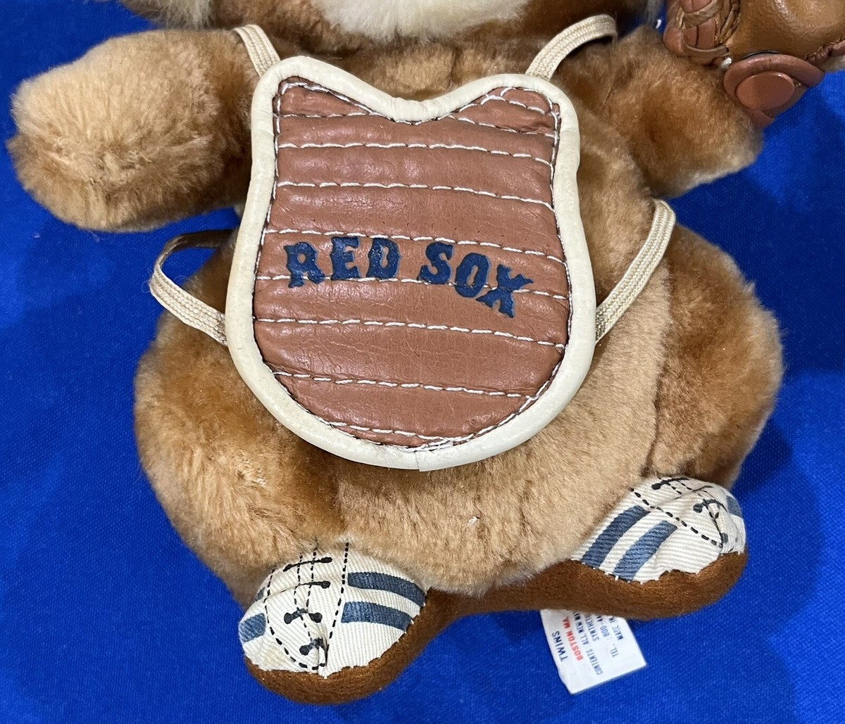 Vintage 1980's Boston Red Sox Baseball Catcher Koala Stuffed Doll