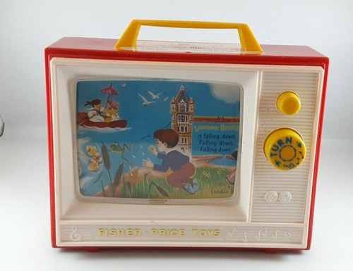 Fisher Price Two Tune Giant Screen Music Box TV Row, Row, Row Your Boat 2009