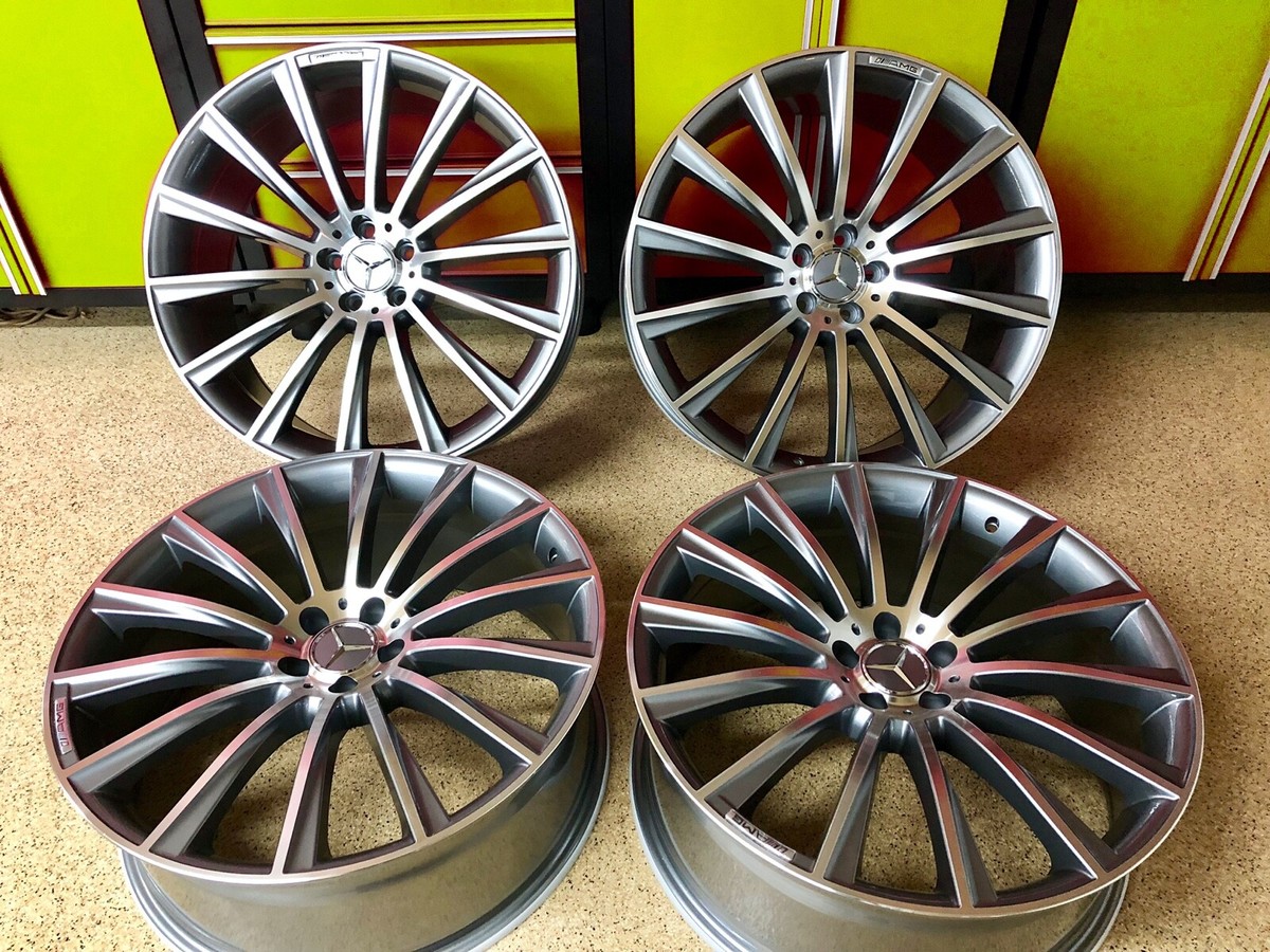 merci　18 18 INCH MERCEDES MULTISPOKE RIMS WHEELS SET4 NEW SL500 SL550 SL400