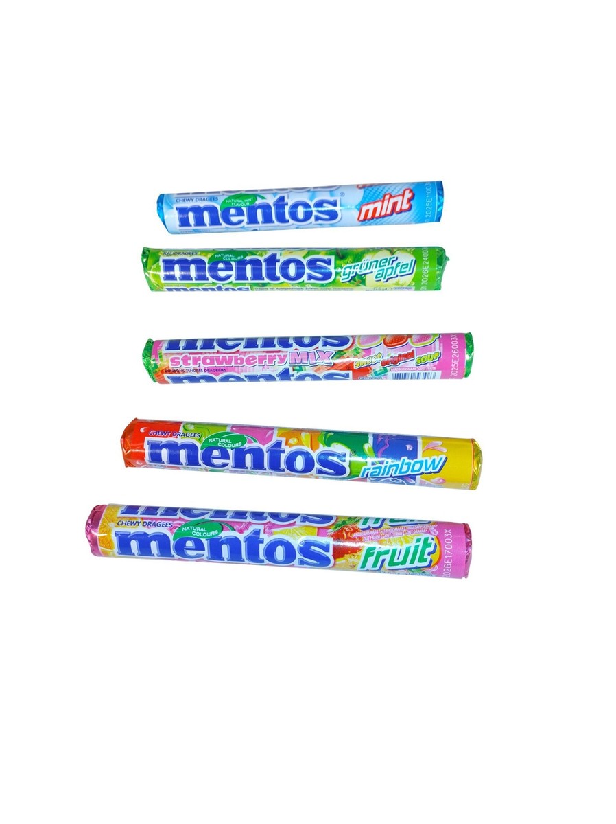 Mentos Chewy Mints | Mentos Mix of Mints 5-Pack | Mentos Candy