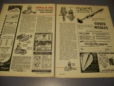 VINTAGE..C.I. CUB .049 R/C ENGINE..3-VIEWS/DETAILS/SPECS..RARE! (112U)