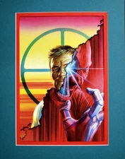 The BIONIC MAN  #5 Cover Art PRINT Professionally MATTED Alex Ross 