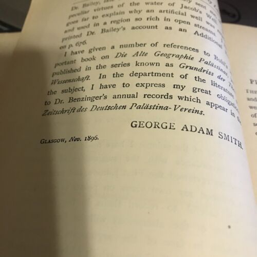 1896 The Historical Geography of the Holy Land by George Adam Smith - Foto 4 di 5