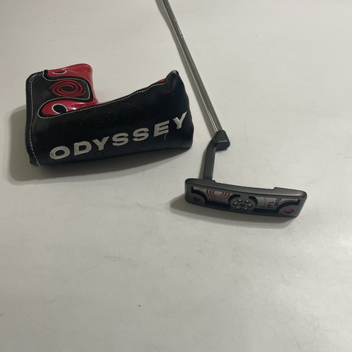 Odyssey Toe Up #1 putter golf 34" + cover impugnatura Super Stroke Flatso RH