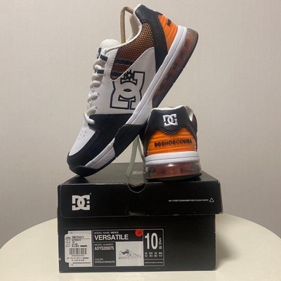 Dc Shoes Versatile White Black Orange (TKE) ADYS200075 Sneaker Men Us10.5