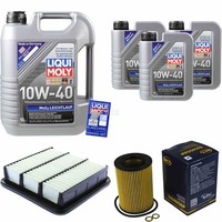 Inspektionskit Filter Liqui Moly ÖL 8L 10W-40 FüR KIA Cee'd SW ED 2.0 Crdi 140