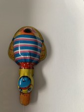 Vintage Tin Litho Noisemaker Party Clicker  Duck  used