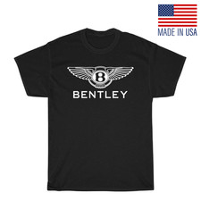 Bentley Car Logo Mens Black T-shirt Size S To 5xlreprint Newhot Item Sale 