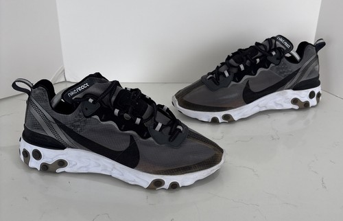 Nike React Element 87 Anthrazit Schwarz Größe 9