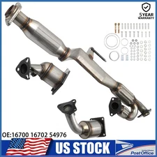 3X Catalytic Converter Front &Rear for Nissan Pathfinder 2013-2019 INFINITI JX35