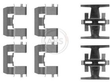 A.B.S. Zubehörsatz, Scheibenbremsbelag Vorne 1208Q