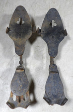 VTG/Antique Pair Union Hardware Torrington CT Ice Skates Clover Clamp-On 16 9.5