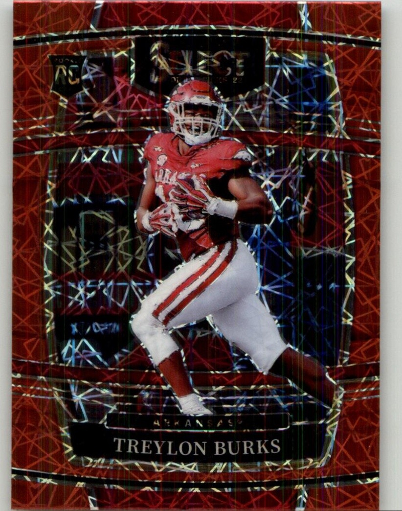 Treylon Burks Panini Select Draft Picks #6 Red Lazer