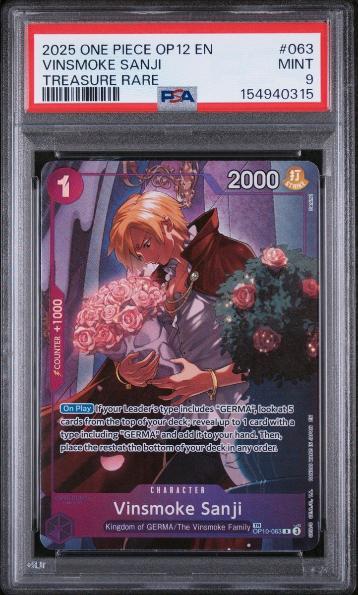 Vinsmoke Sanji (TR) OP10-063 Legacy of the Master Foil for sale