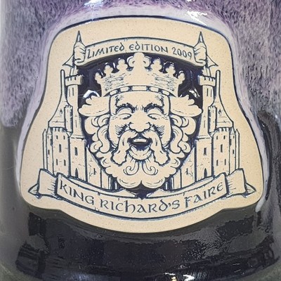 Deneen Pottery King Richard s Faire Mug Limited Edition 2009 Renaissance