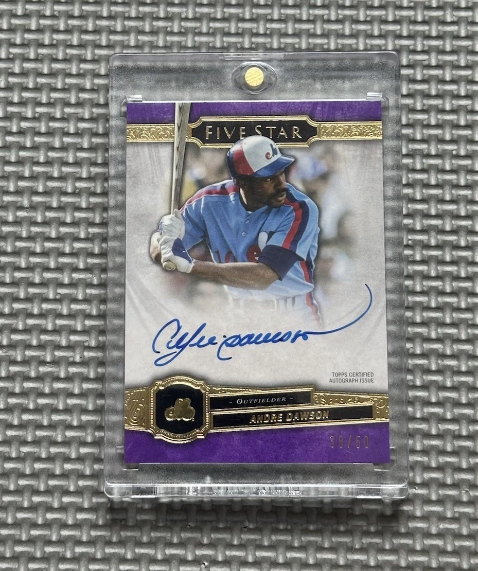Andre Dawson Baseball Serial Numbered Sports Trading Cards