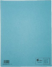 Image of 5 Star Office Square Cut Folder Recycled 180gsm A4 Blue (Pack of 100)