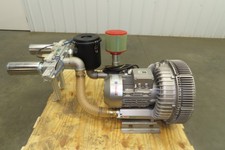 Republic HRC802 2-Stage Regenerative Vacuum Blower 227 CFM 6.5Hp 480V 3PH 2" NPT