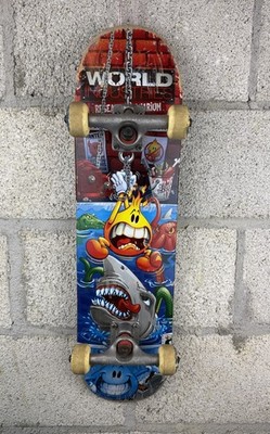 World Industries Skateboard komplett - Anfang 2000er - WI Trucks Wheels - 7,5 Deck