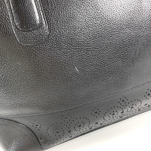 TIFFANY&Co. logo Shoulder bag Tote Bag Shoulder Bag Leather Black/Gold - Picture 8 of 18