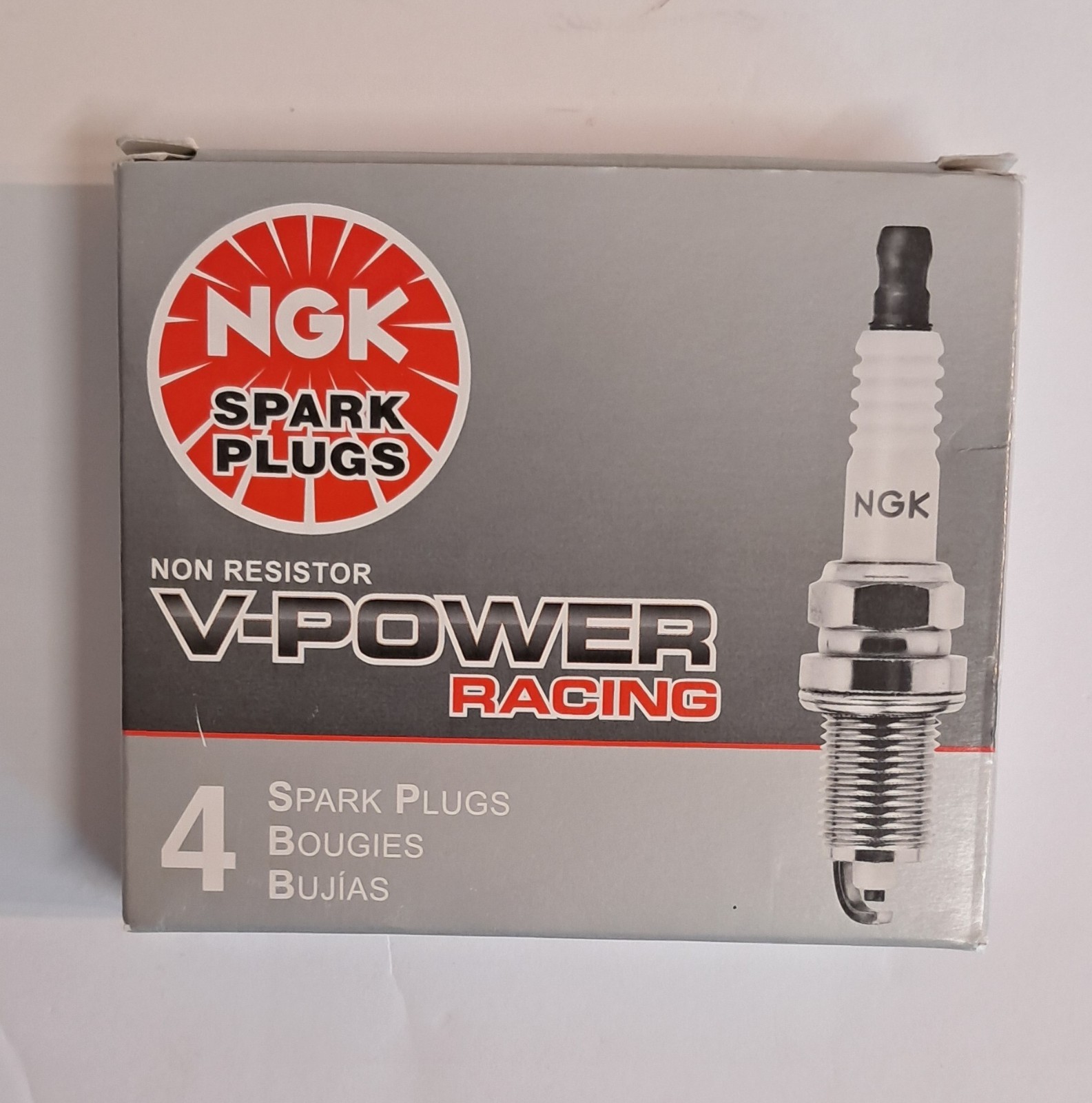 4 pc NGK V-Power Racing Spark Plugs 4050 R5673-10 4050 R567310 Tune ut