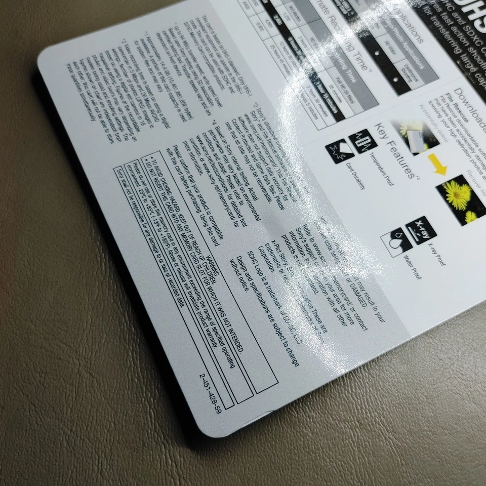 Sony 16GB SDHC/UHS-I Memory Card Used For DSLR Cameras & HD Camcorders (READ) - Image 4 of 4