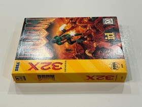 Doom (Sega Genesis 32X, 1994) CIB Complete in Box w Manual N MINT