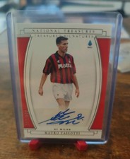 MAURO TASSOTTI 2020 National Treasures Soccer Card Auto AC MILAN TS-MT /500