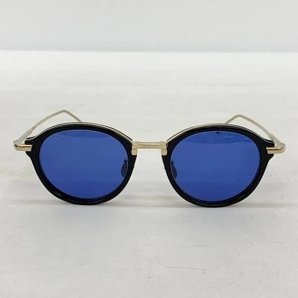 Gafas de sol Thom Browne TB011A-46, negro/dorado, 45□20-150, hombre. Foto 2 de 4