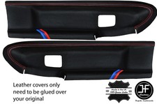 Rote Naht Tri Streifen 2X Vorne T�rverkleidung Bez�ge F�r BMW E36 Coupe Cabrio (
