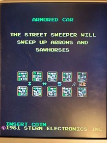 Armored Car [Stern] Konami 1981 Arcade PCB. Very Rare