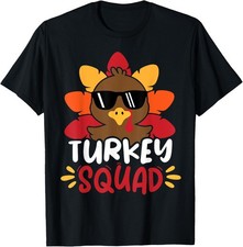 Turkey Trot Squad Little Boys Funny Thanksgiving Toddler T-Shirt