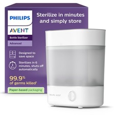 Image of Philips Avent Advanced Bottle Steriliser Kills 99.9% of Germs* 10 min