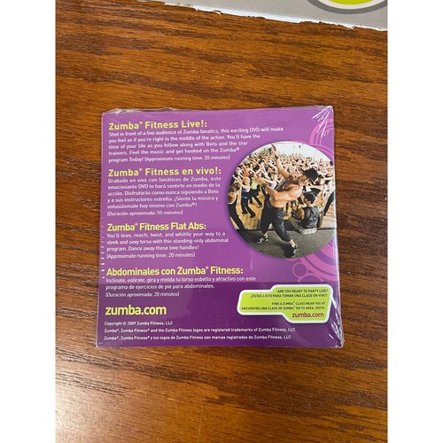 Zumba Fitness Total Body Transformation Set DVDs Weighted Toning Sticks Guide - Picture 5 of 9